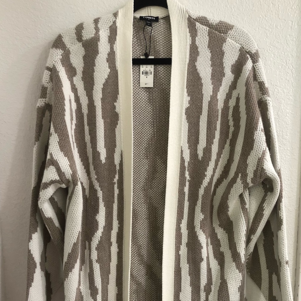 Express Snake Pattern Knitted Cardigan - image 2